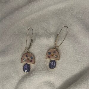 Betsey Johnson Elegant Multicolor Drop Earrings